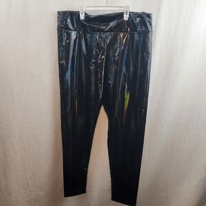 Black Shiny Leggings